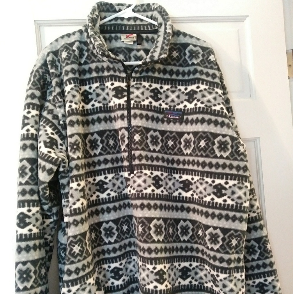 Vintage Label LL Bean Mens Pullover LT XL